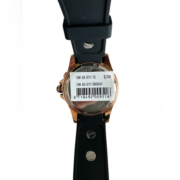 KYBOE! Women's Radiant Passion Swarovski Crystal Sport Watch 40mm Black - Picture 3 of 10